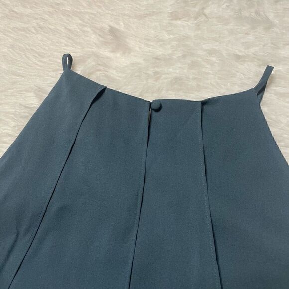 Ann Taylor Silk Blue Pleated Dress Formal Size 14 NWT MSRP $178 - Picture 10 of 10